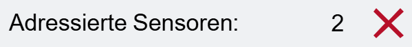 Untermenü „Sensoren“ 3: