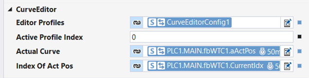 Verwendung der Rezeptverwaltung mit dem Kurveneditor 4: