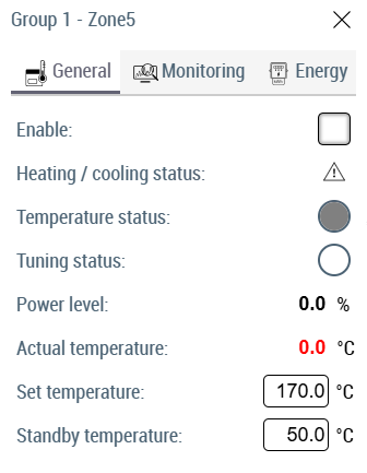 Verschiedene Zoneneigenschaften beobachten und bearbeiten 1: