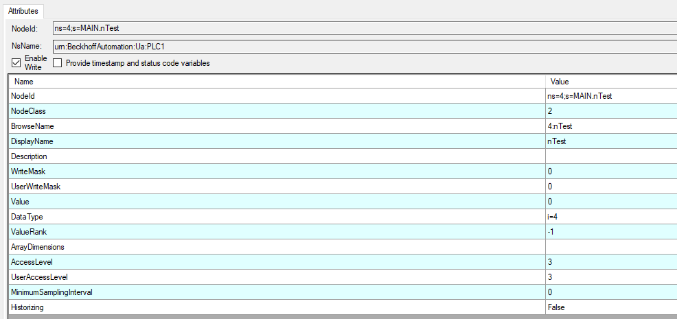 Schreiben von Variablen 2:
