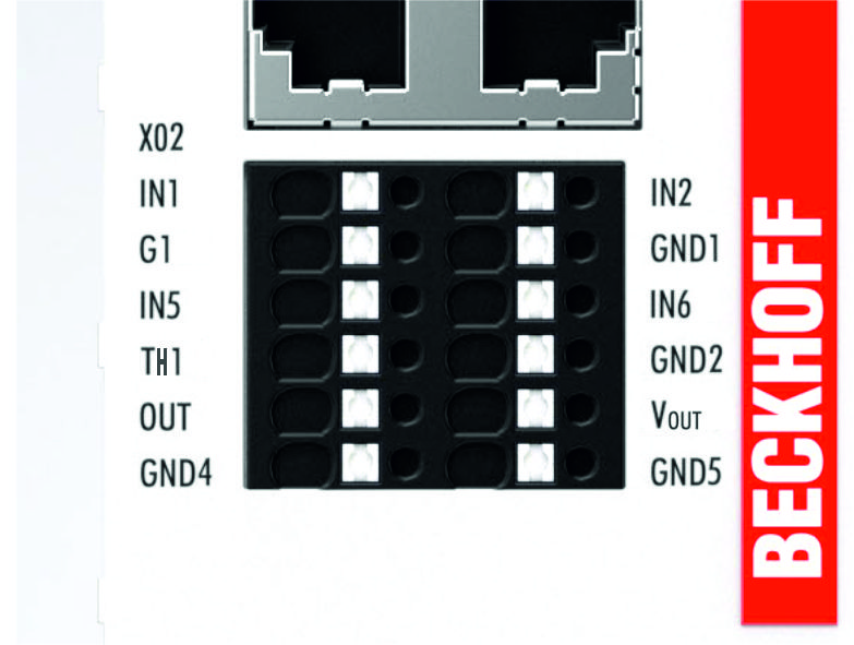 I/O connection | X02 2: