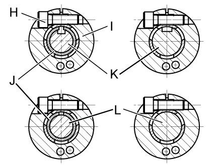 Clamping hub 1: