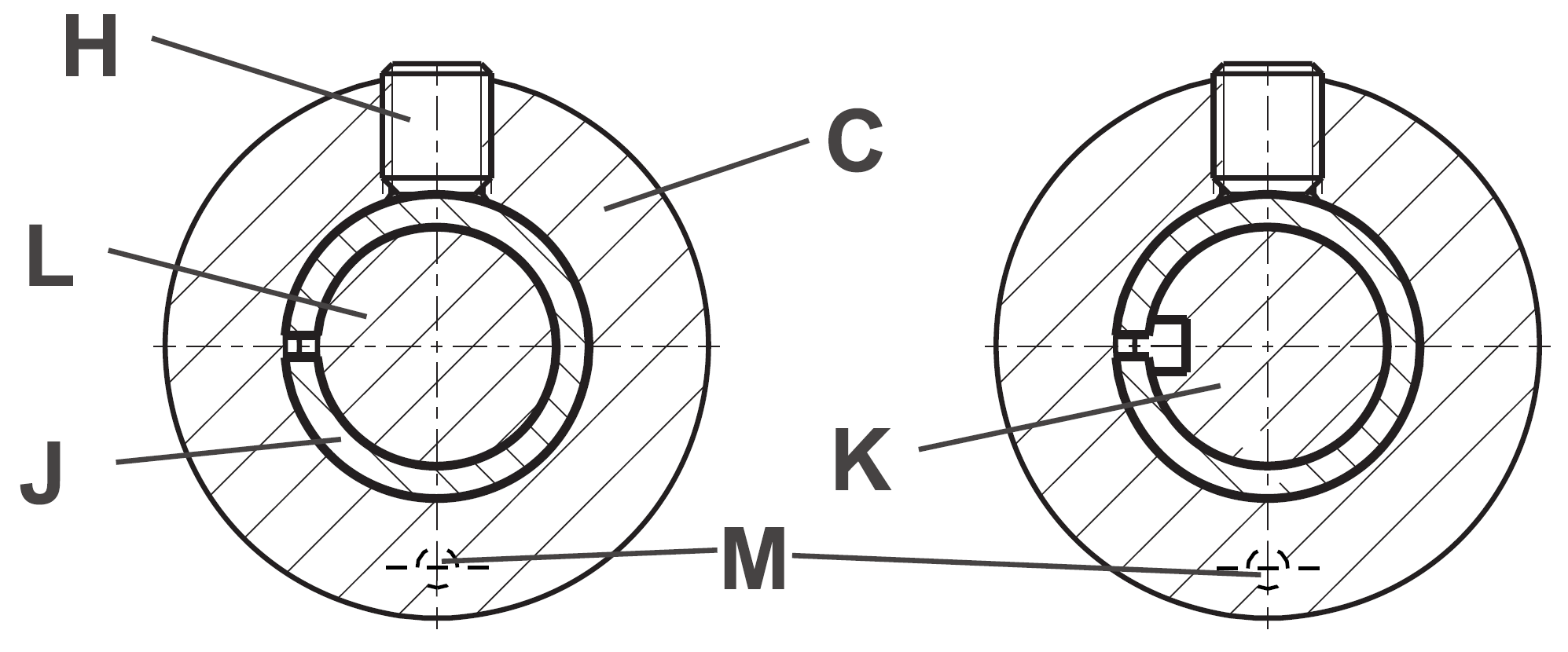 Clamping hub 1: