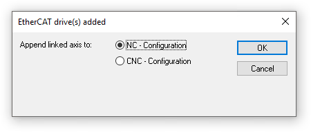 Integration in TwinCAT 1: