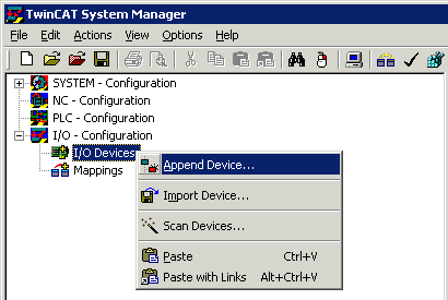 Linking into the System Manager 1: