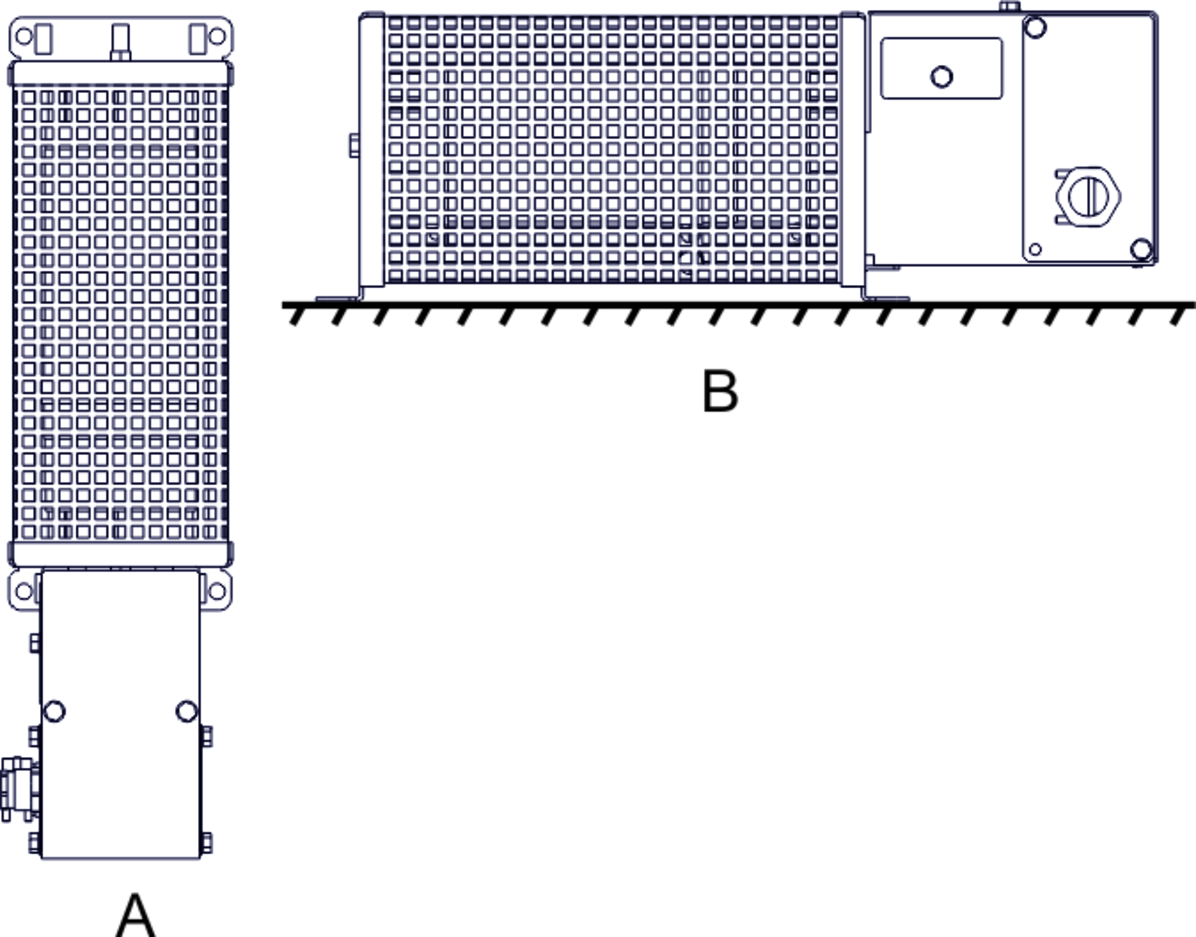 Installation position 1: