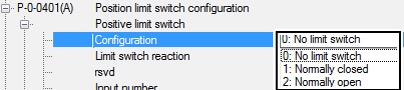 Limit switch monitoring 2: