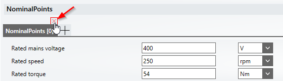 Selection and input of the data 5: