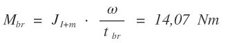 Example for horizontal travel drive 2: