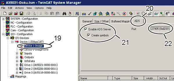 With the TwinCAT software oscilloscope 9: