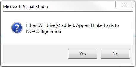 Adding EtherCAT master and drives 12: