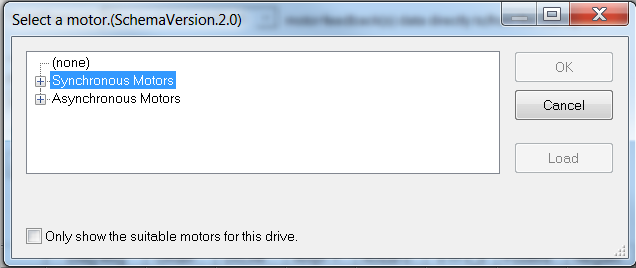 Determine the motor without electronic type plate 2: