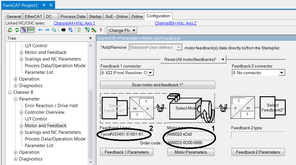 Determine the motor type without electronic name plate 4: