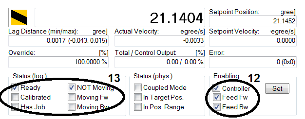 Activating manual control 5: