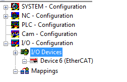 Adding EtherCAT master and drives 8: