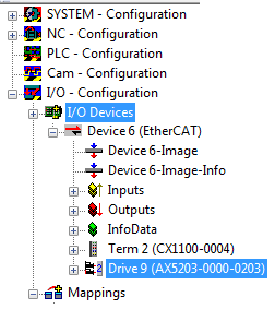 Adding EtherCAT master and drives 11: