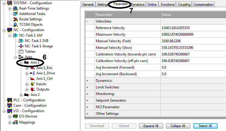 Specifying velocities 4: