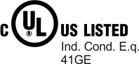 UL approval for devices up to 40 A for the US and Canada 2: