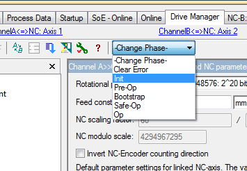 Checking the linear encoder 1: