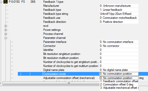 Error F107 "Status of the axis: current controller not ready" 1: