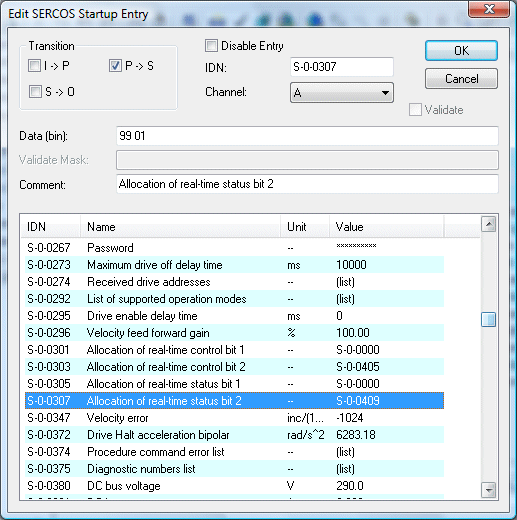 Probe Unit function 8: