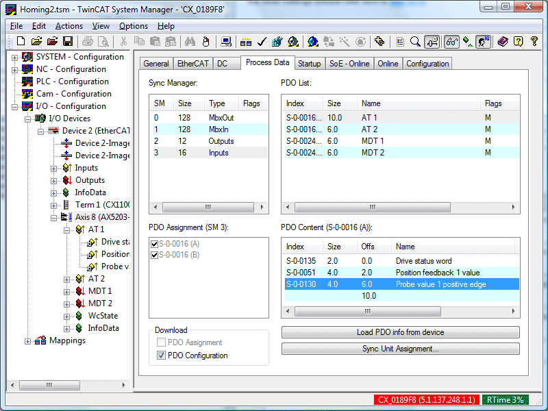 Probe Unit function 14: