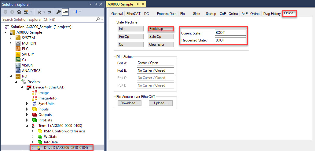 Firmware downgrade | Firmware version V1.07 or higher to (V1.03–V1.06) 3:
