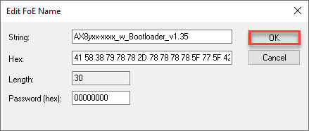 Firmware update / downgrade within firmware version V1.03–V1.06 6: