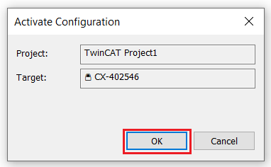 Activate configuration 2: