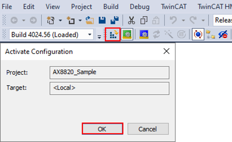 Commissioning the AX8820 16: