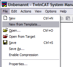 Creating a TwinCAT configuration 1: