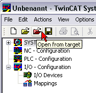 Uploading a TwinCAT configuration 4: