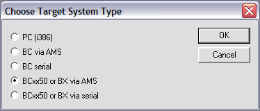 Program transfer via the serial interface 3: