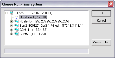 Up- and downloading of programs 7: