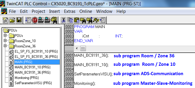 BC9191 in Master /Slave mode 12: