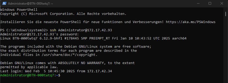 Determining the IP address 1: