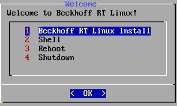 Installing Beckhoff RT Linux® 1: