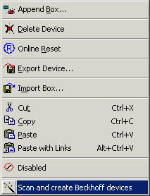 Configuration using the System Manager 1: