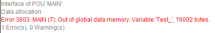 TwinCAT PLC - Error codes 4: