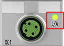 Downlink ports X01 ... X08 3: