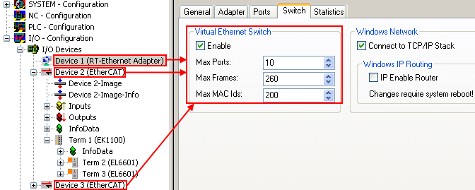 Setup: Device EtherCAT 16: