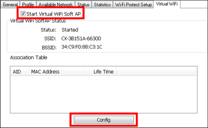 Configuring as access point 2: