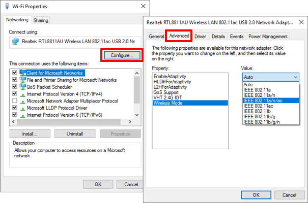 Configuring as a hotspot 3: