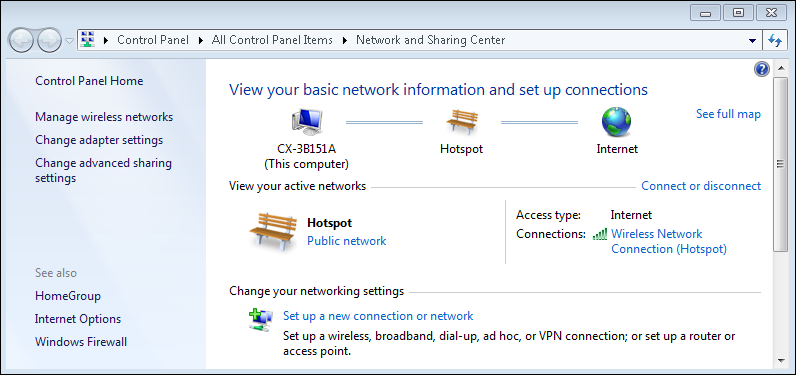 Establishing a connection to Windows standard applications 2: