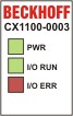 CX1100-0003 power supply LEDs 1: