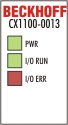 CX1100-0013 power supply LEDs 1: