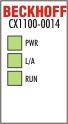 CX1100-0014 power supply LEDs 1: