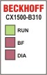 B310: LED diagnosis codes 1: