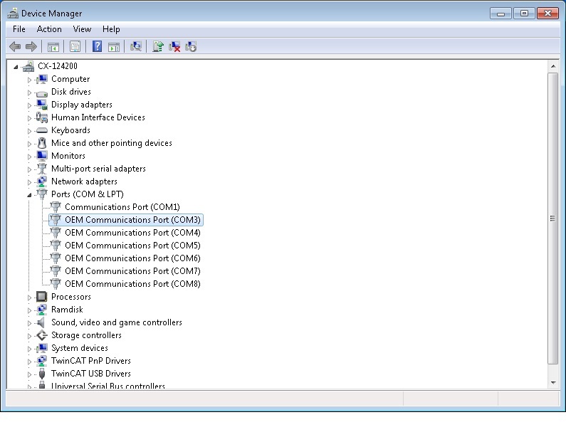 CX2500-0030 connections 3: