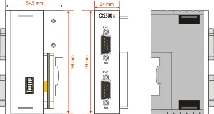 CX2500-0031 - Technical data 1:
